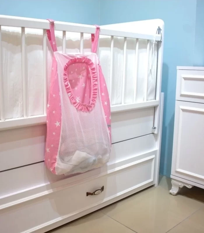 Sevi Bebe Kirli Çamaşır Torbası ART-83 Pembe Yıldız