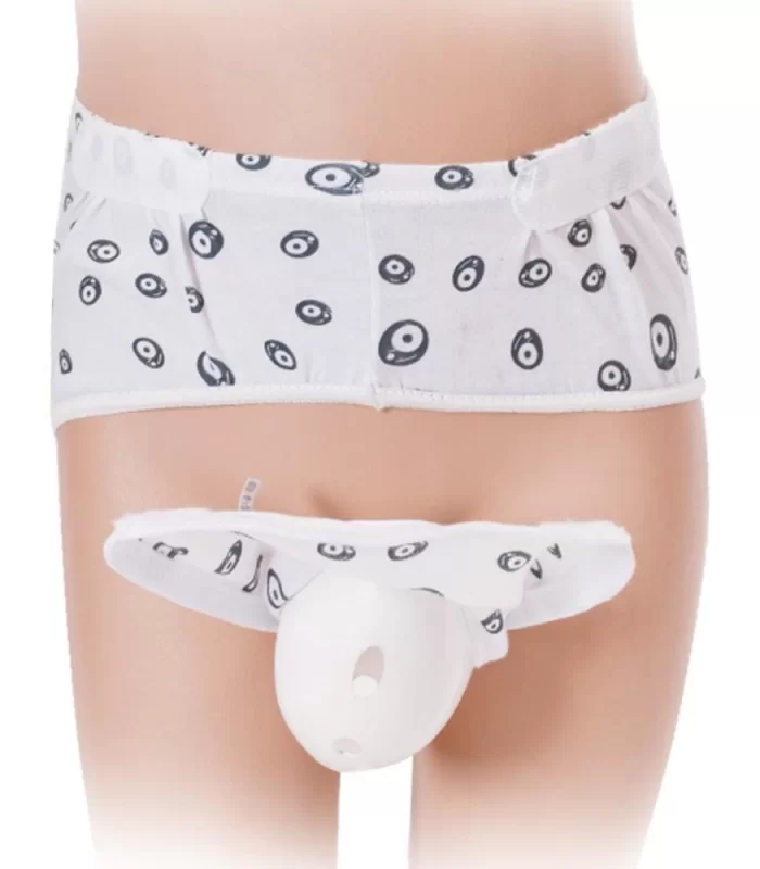 Sevi Bebe Önden Açılır Sünnet Külodu ART-232 Beyaz