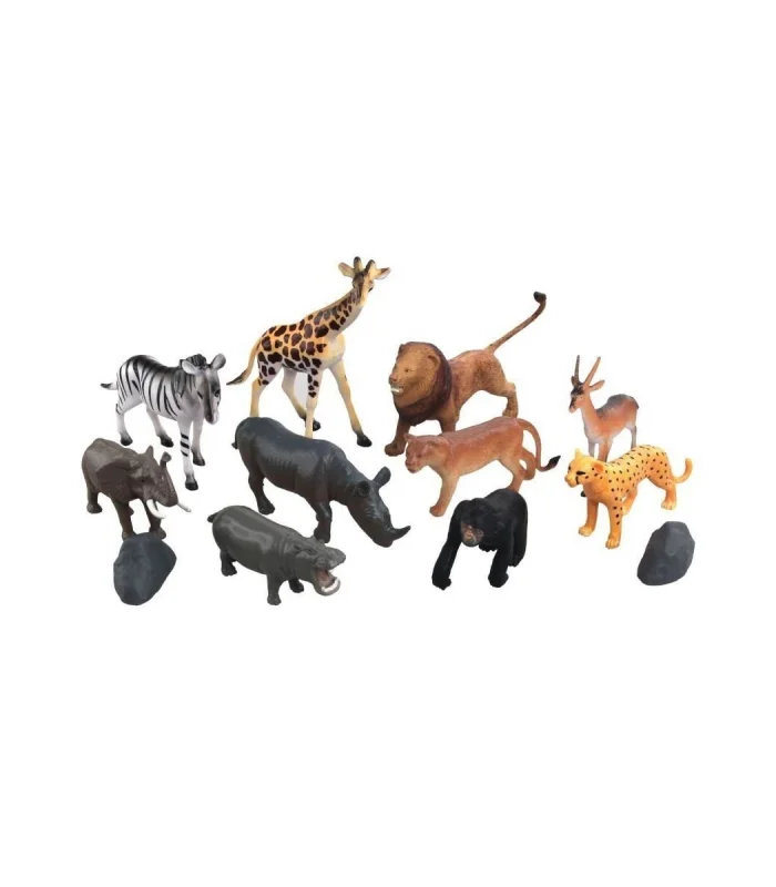 SH-5901 Vardem Kutulu 12 Parça Vahşi Hayvan Seti