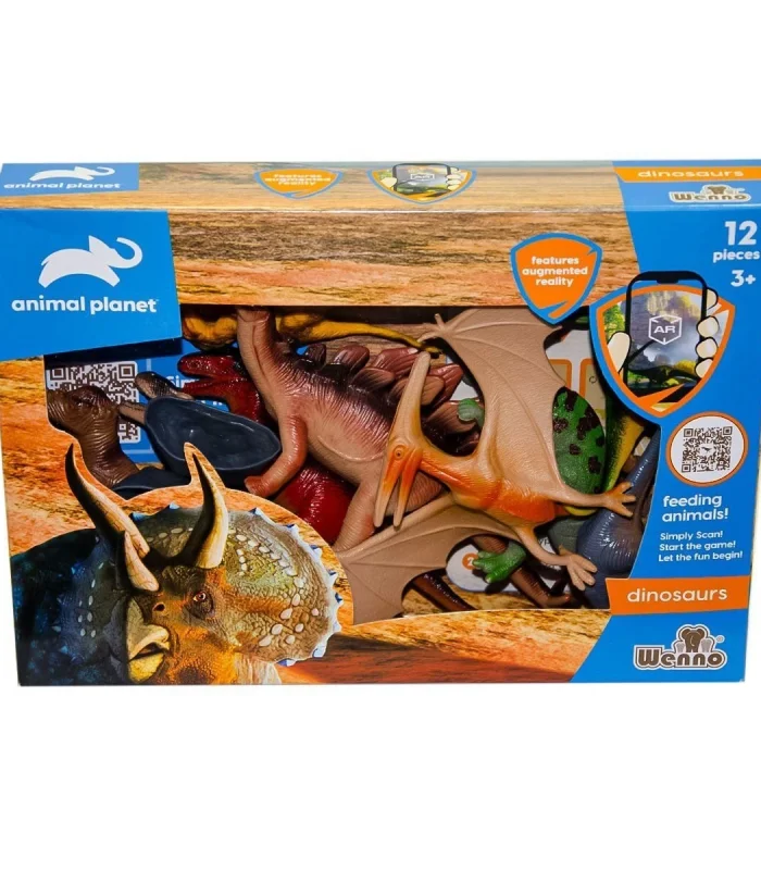 SH-D5903 Kutulu 12 Parça Dinozor Seti - Vardem Oyuncak