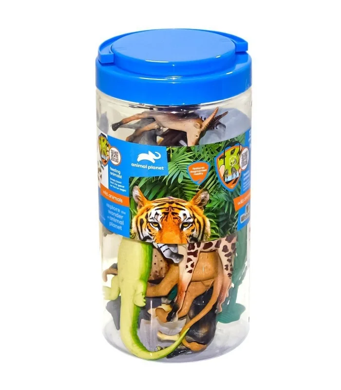 SH-D6401 Vahşi Hayvan Oyun Seti 23 cm -Vardem