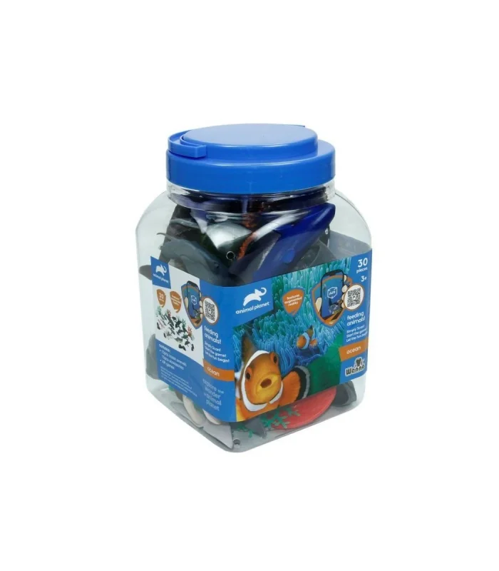 SH-D6601-1 2 3 4 30 Parça Hayvan Seti 2 Vahşi - 2 Çiftlik - Vardem Oyuncak