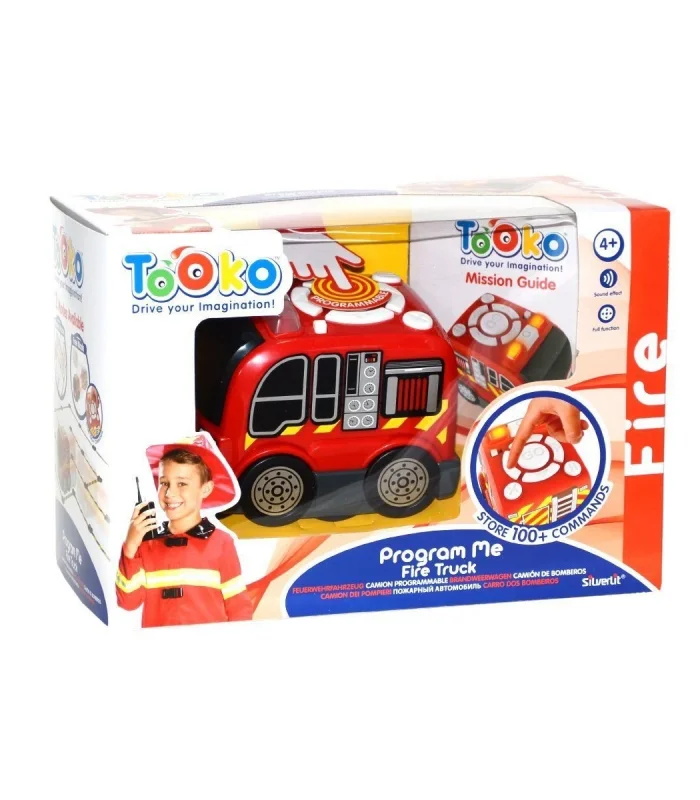 SIL/81470 Silverlit Tooko Programlanabilen İtfaiye Aracı Oyun Seti