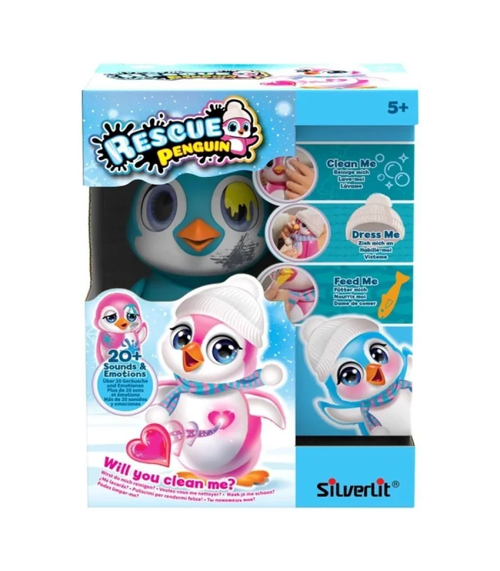 SIL 88652 Silverlit Rescue Interactive Penguen Mavi