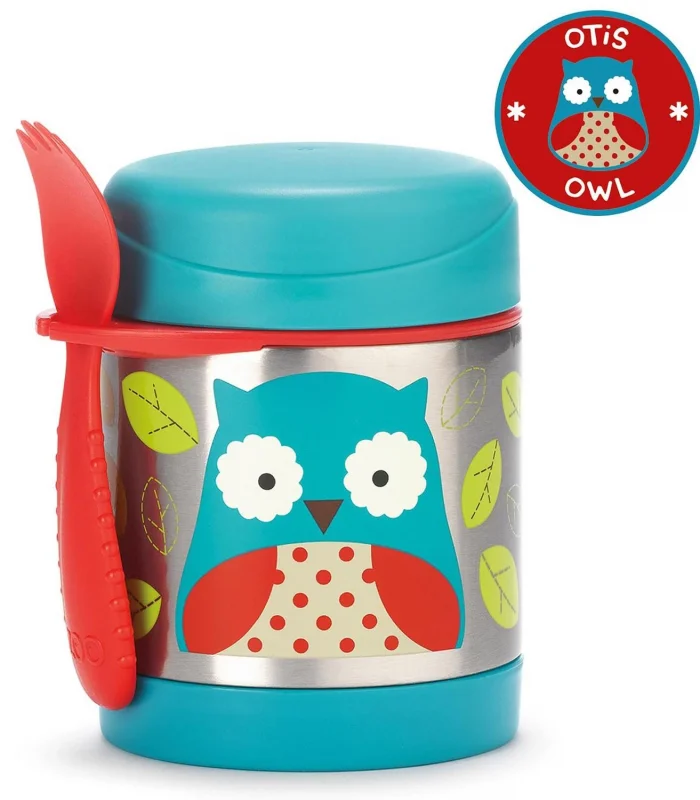 Skip Hop Zoo Paslanmaz Çelik Termos 325 Ml Baykuş