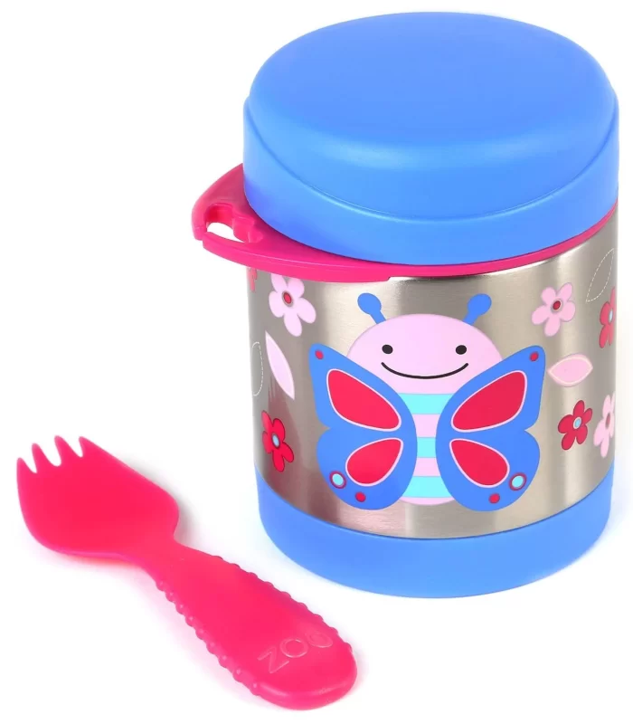 Skip Hop Zoo Paslanmaz Çelik Termos 325 Ml Kelebek