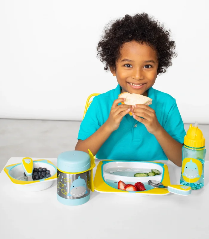 Skip Hop Zoo Paslanmaz Çelik Termos 325 ml Köpek Balığı