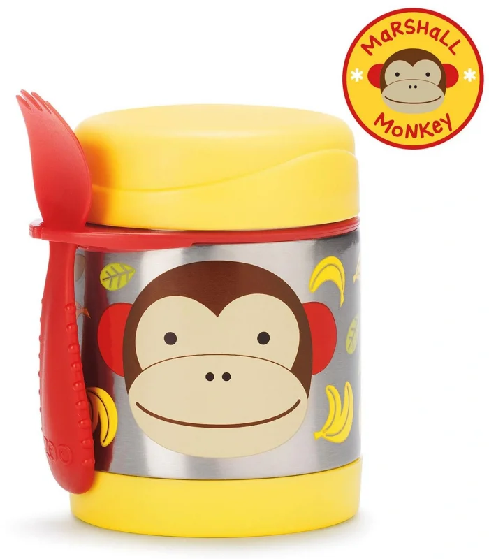 Skip Hop Zoo Paslanmaz Çelik Termos 325 Ml Maymun