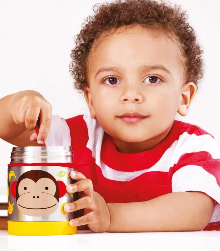 Skip Hop Zoo Paslanmaz Çelik Termos 325 Ml Maymun