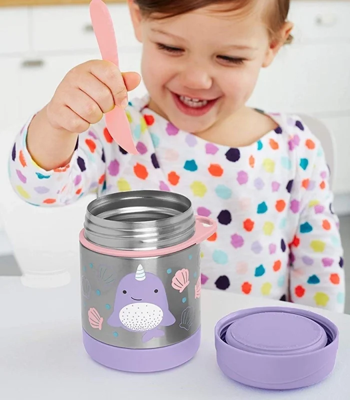 Skip Hop Zoo Paslanmaz Çelik Termos 325 Ml Narwhal