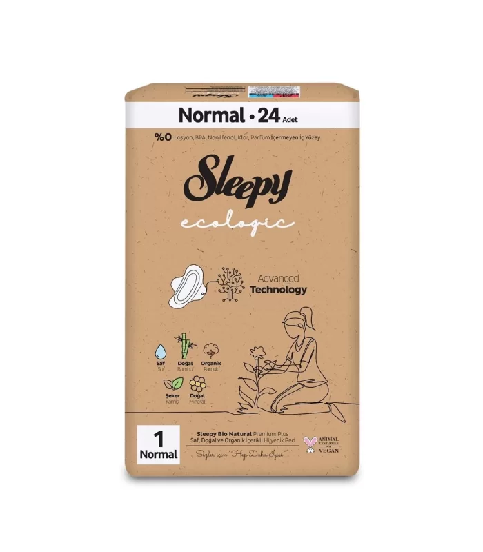 Sleepy Ecologic Premium Plus Normal Ped 24 Adet