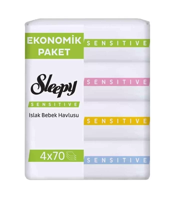 Sleepy Sensitive Islak Havlu Mendil 4x70 280 Yaprak