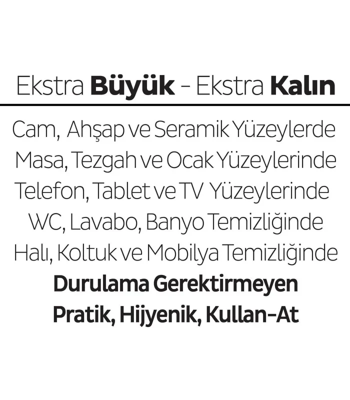 Sleepy Yüzey Temizlik Havlusu 100 Adet Kiraz