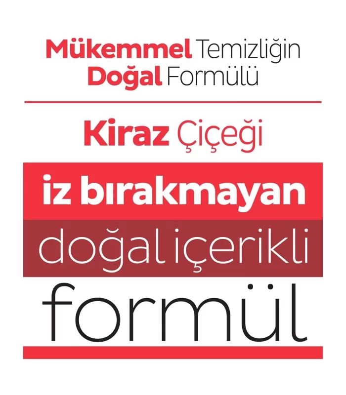 Sleepy Yüzey Temizlik Havlusu 100 Adet Kiraz