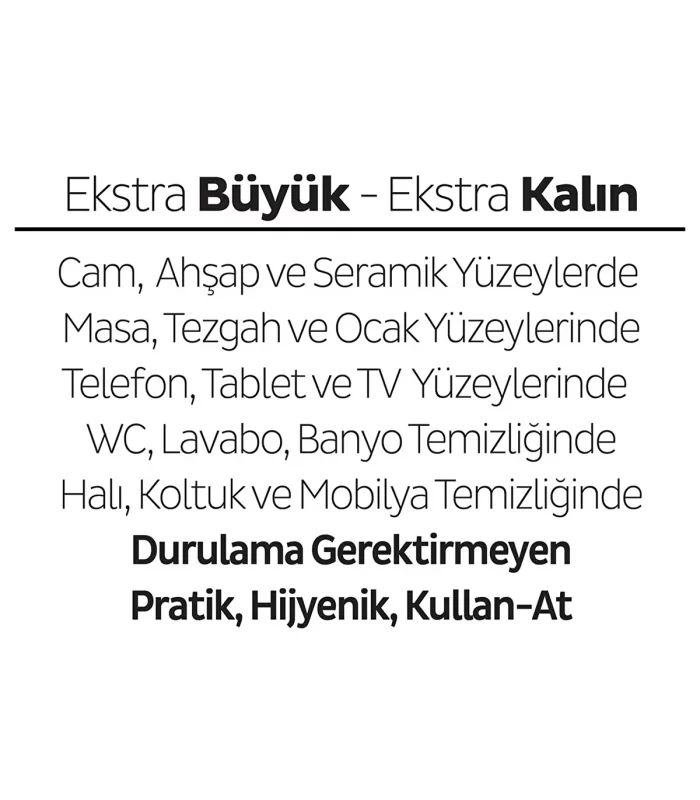 Sleepy Yüzey Temizlik Havlusu 100 Adet Lilyum Pembe