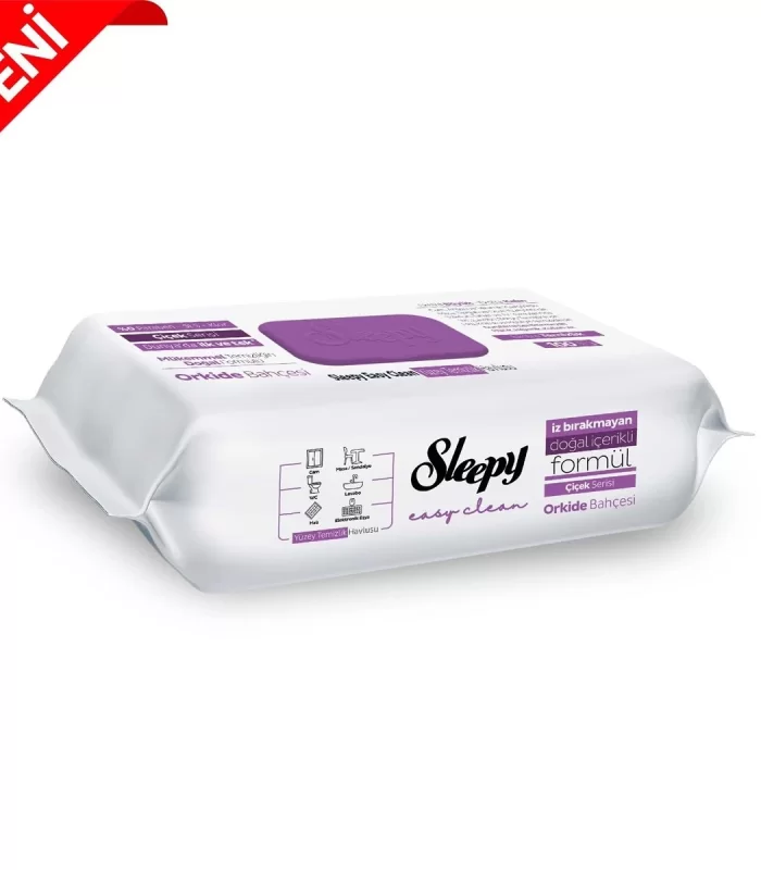 Sleepy Yüzey Temizlik Havlusu 100 Adet Orkide