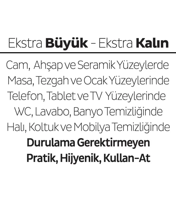 Sleepy Yüzey Temizlik Havlusu 100 Adet Orkide
