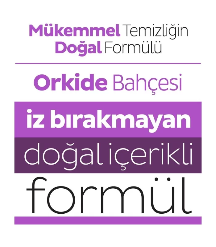 Sleepy Yüzey Temizlik Havlusu 100 Adet Orkide