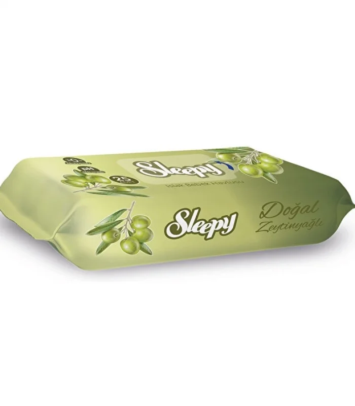 Sleepy Zeytinyağlı Islak Havlu Mendil 25 Yaprak