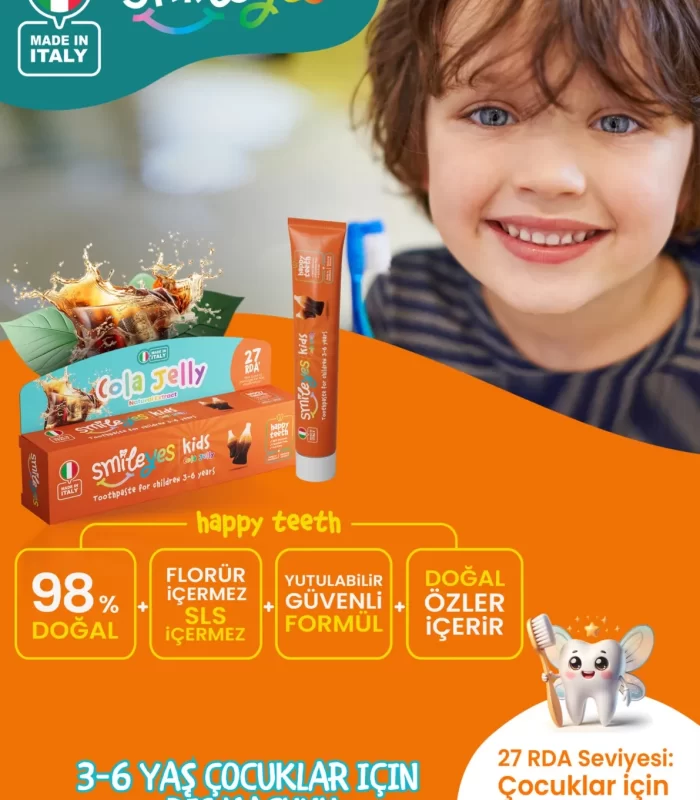 Smileyes Kids Diş Macunu 3-6 Yaş 50 Ml Cola Jelly