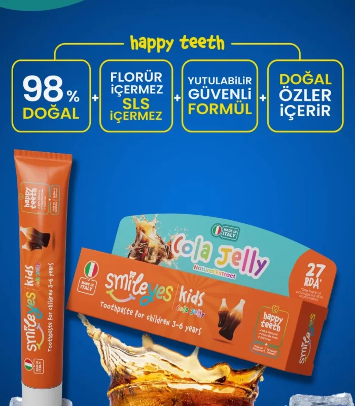 Smileyes Kids Diş Macunu 3-6 Yaş 50 Ml Cola Jelly