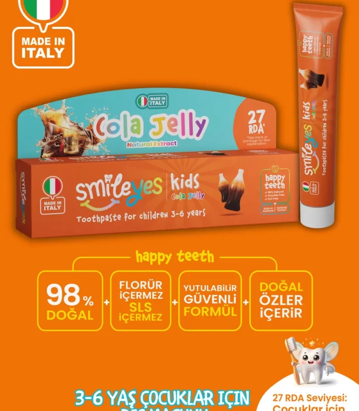 Smileyes Kids Diş Macunu 3-6 Yaş 50 Ml Cola Jelly