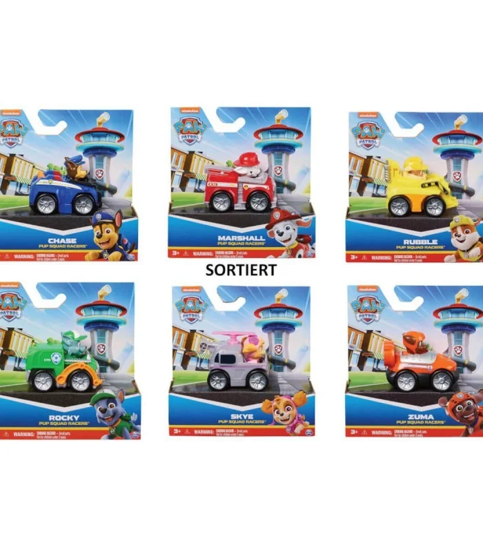 SPM-6070433 PAW PATROL MINI PUP SQUAD ARAÇ ÇEŞİTLERİ-ASORTİ(Belirtilen fiyat, tekli satış için adet fiyatıdır)