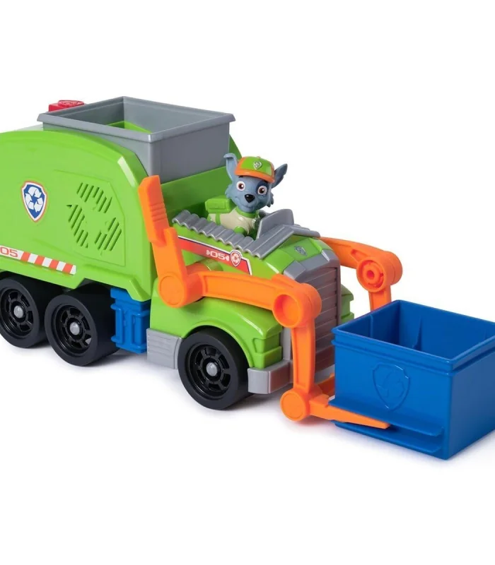 SPM-6071248 PaW Patrol  Rocky ile Crush N Roll Geri Dönüşüm Kamyonu