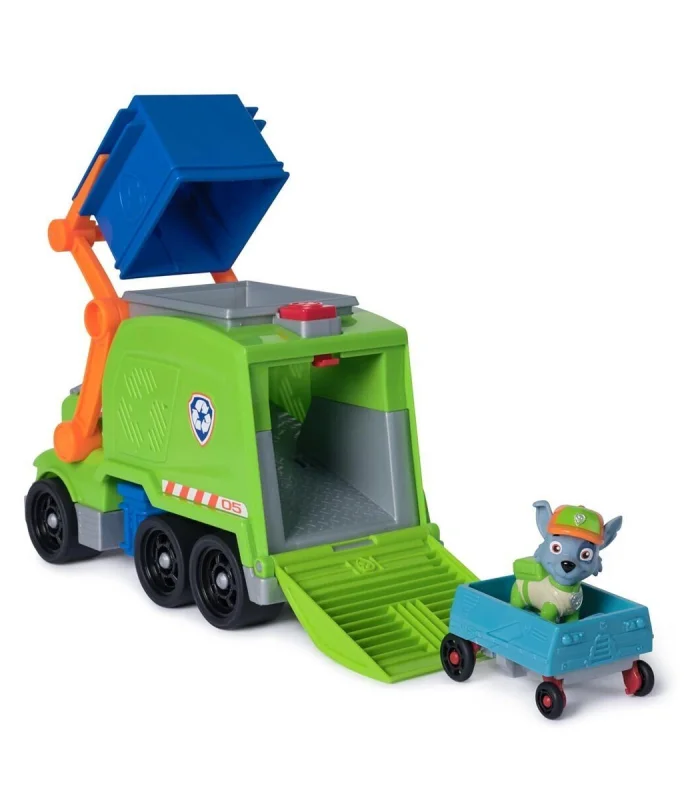 SPM-6071248 PaW Patrol  Rocky ile Crush N Roll Geri Dönüşüm Kamyonu