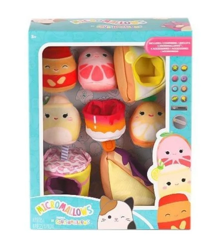SQ MM0018 Micromallows 4 figür 4 Aksesuar Set -Necotoys