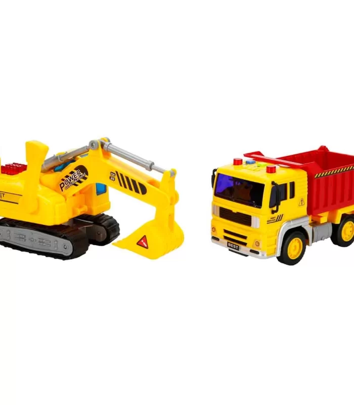 Sunman 1:20 Maxx Wheels Sesli Ve Işıklı İnşaat Oyun Seti