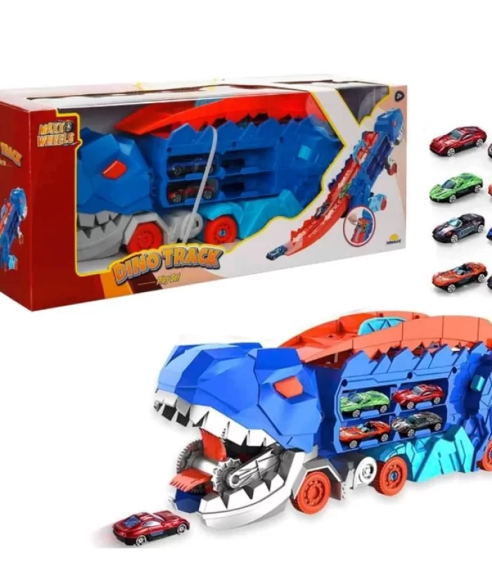 Sunman 3in1 Maxx Wheels Dönüşebilen Dinozor Yarış Kamyonu Oyun Seti