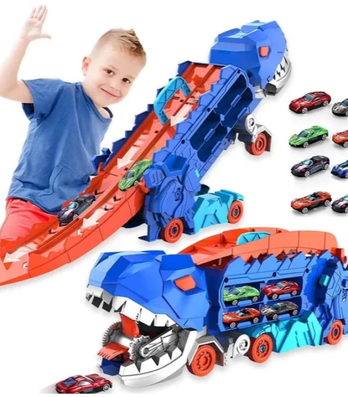 Sunman 3in1 Maxx Wheels Dönüşebilen Dinozor Yarış Kamyonu Oyun Seti