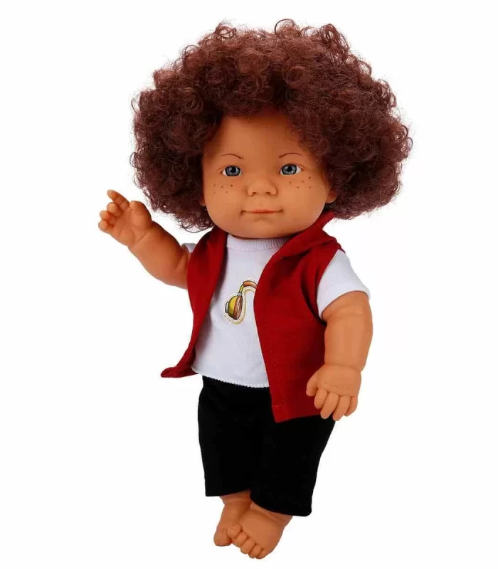 Sunman Kıvırcık Saçlı Curly Bebek 35 Cm