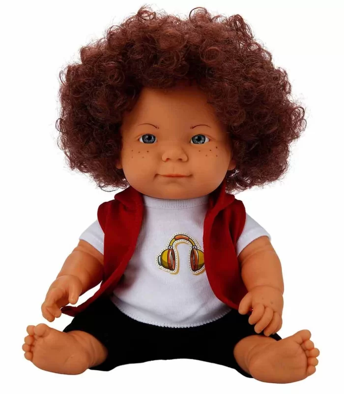 Sunman Kıvırcık Saçlı Curly Bebek 35 Cm