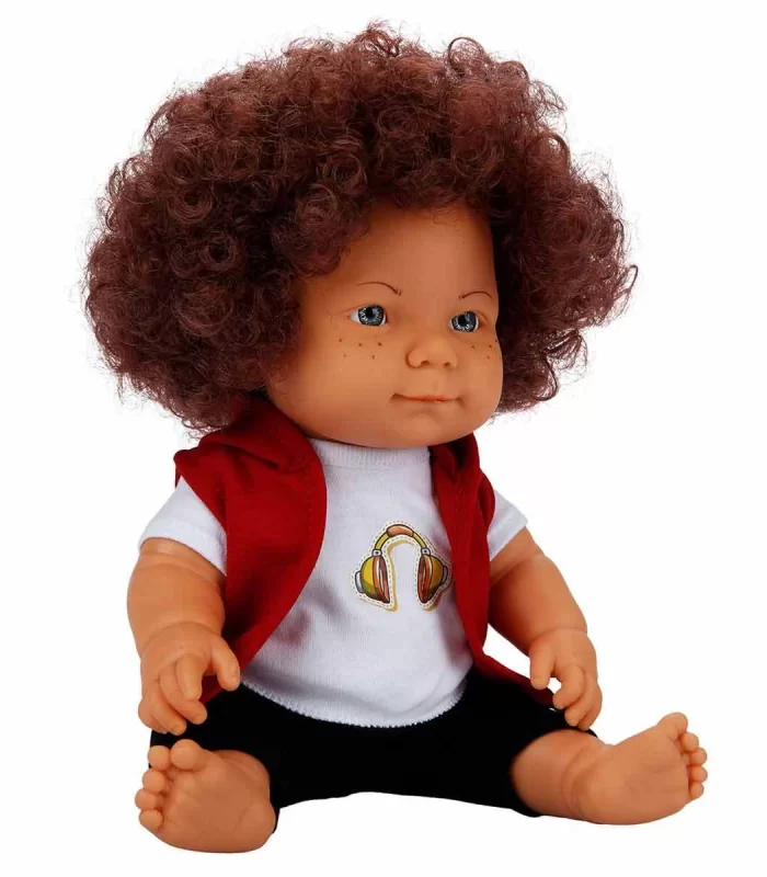 Sunman Kıvırcık Saçlı Curly Bebek 35 Cm
