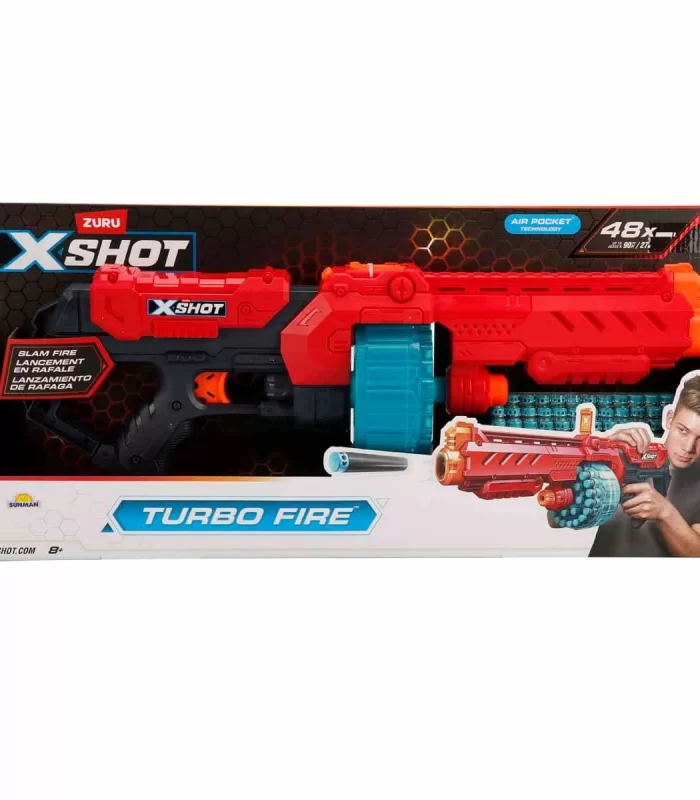 Sunman X-shot Excel Turbo Fire 48 Mermili Sünger Dart Atan Silah S00036270