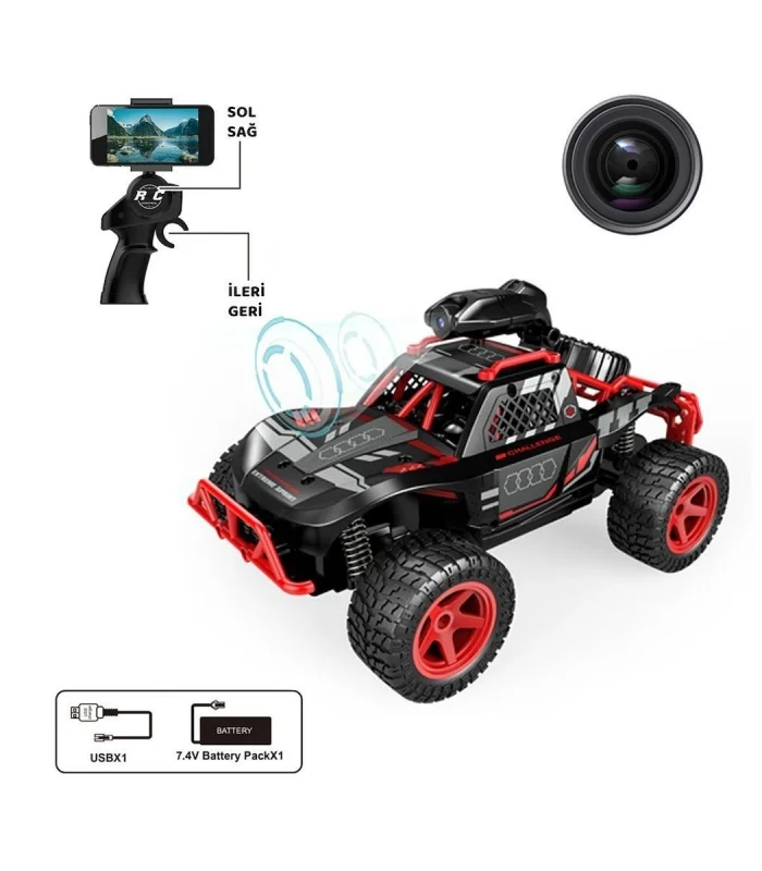 SYR-666-764WA Kumandalı Şarjlı Kameralı Off Road Araba -Vardem Oyuncak