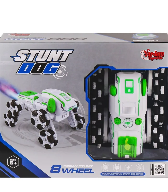 SYR-666-820 Kumandalı Buharlı 8 Teker Stunt Köpek Araba -Vardem Oyuncak