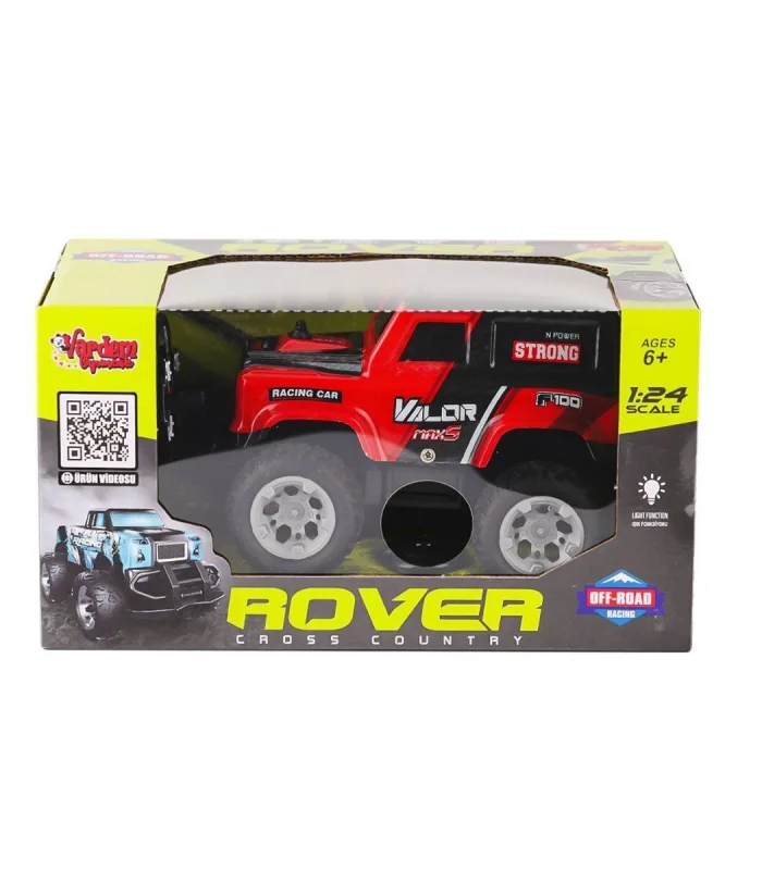 SYR-666-842-3-4-5-6-7 Kumandalı Şarjlı Rover Off Road Işıklı araba 1:24 -Vardem Oyuncak