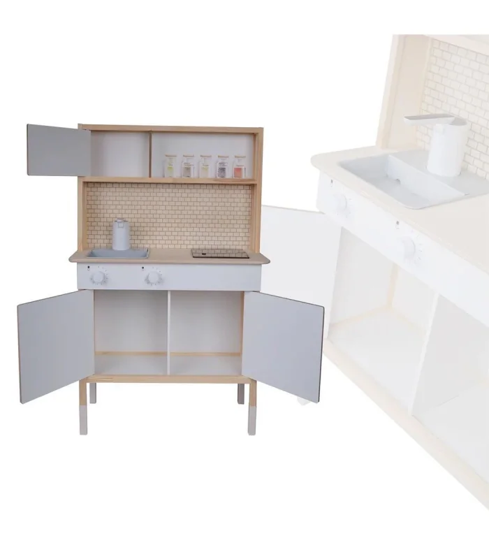 T1026 AHŞAP SU OYUN MUTFAĞI SU MOTORLU