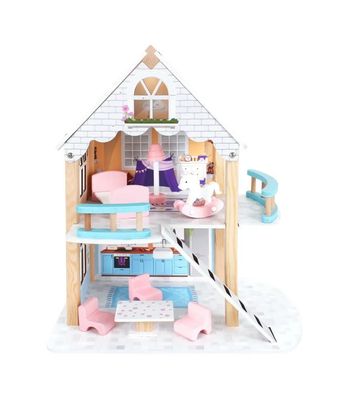 T2011 Ahşap Oyun Evi 2 Katlı -Okutan Hobi