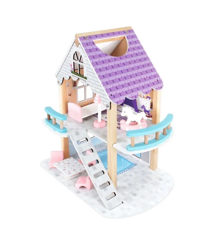 T2011 Ahşap Oyun Evi 2 Katlı -Okutan Hobi