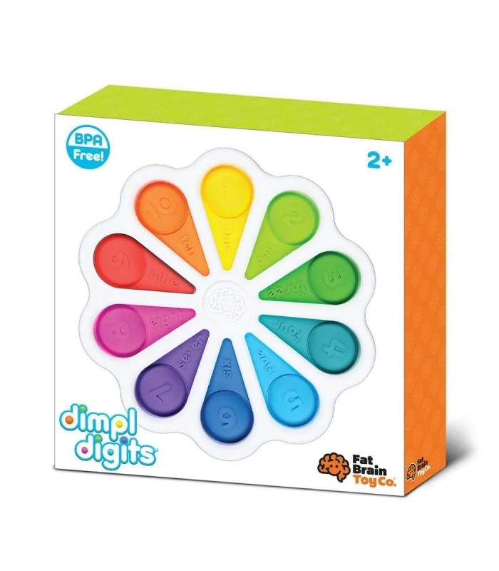 TFB275 Fat Brain Toys, Dimpl Rakamlı Duyu Düğmeleri
