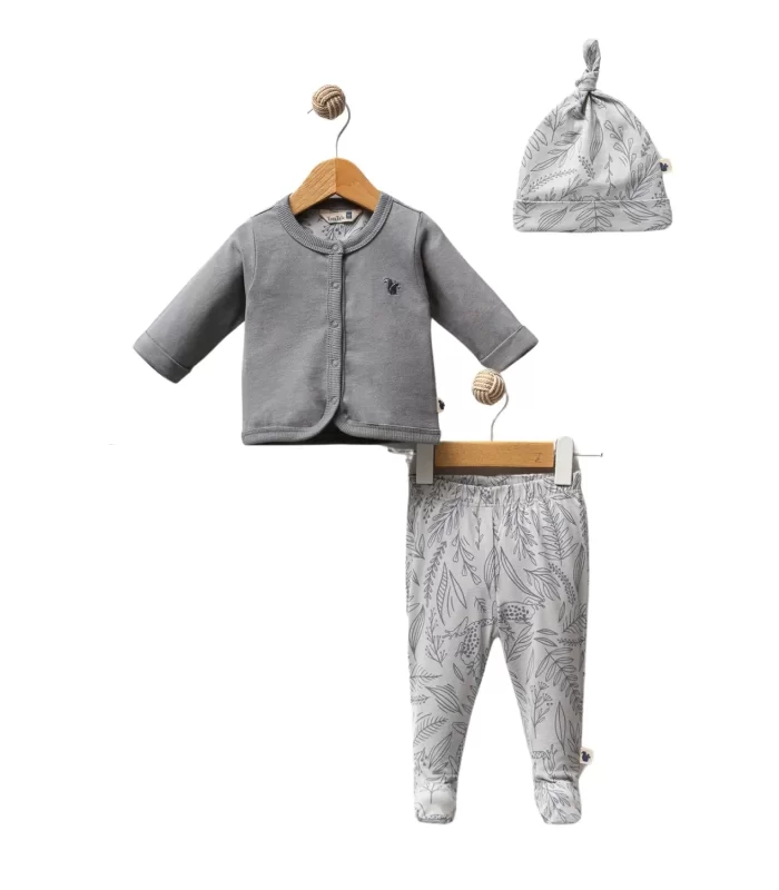 Tost Tale Little Frog 5 Parça Hastane Çıkışı Grey