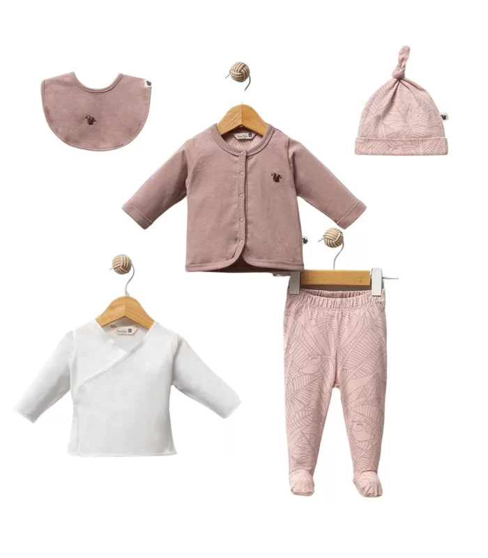 Tost Tale Tropical Cutie 5 Parça Hastane Çıkışı Pink