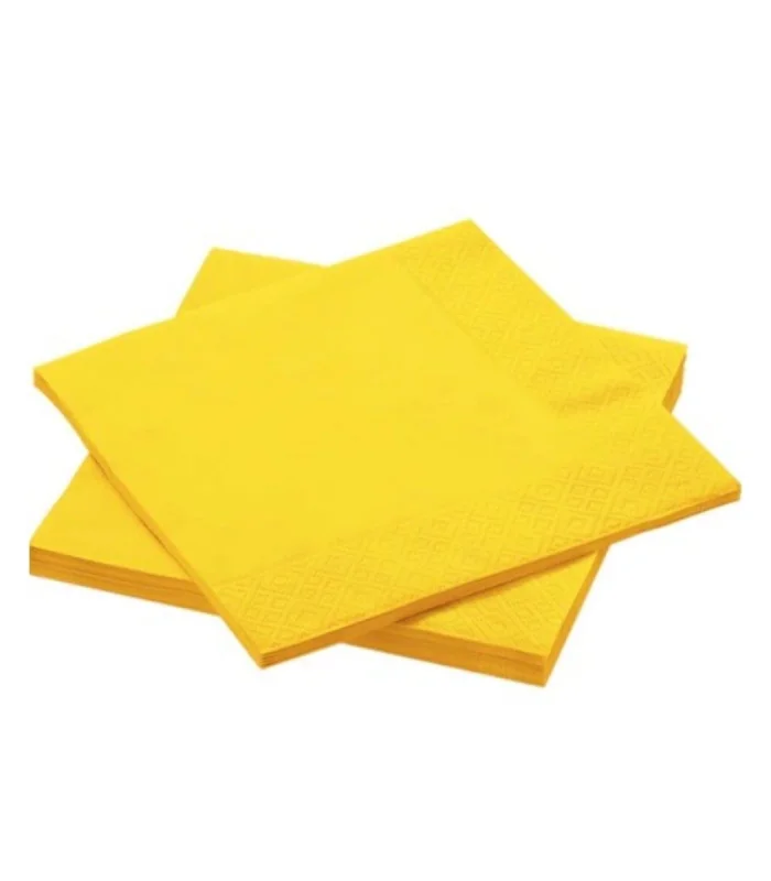 TPL7055 Sarı  Peçete, 33x33 cm 16 Adet