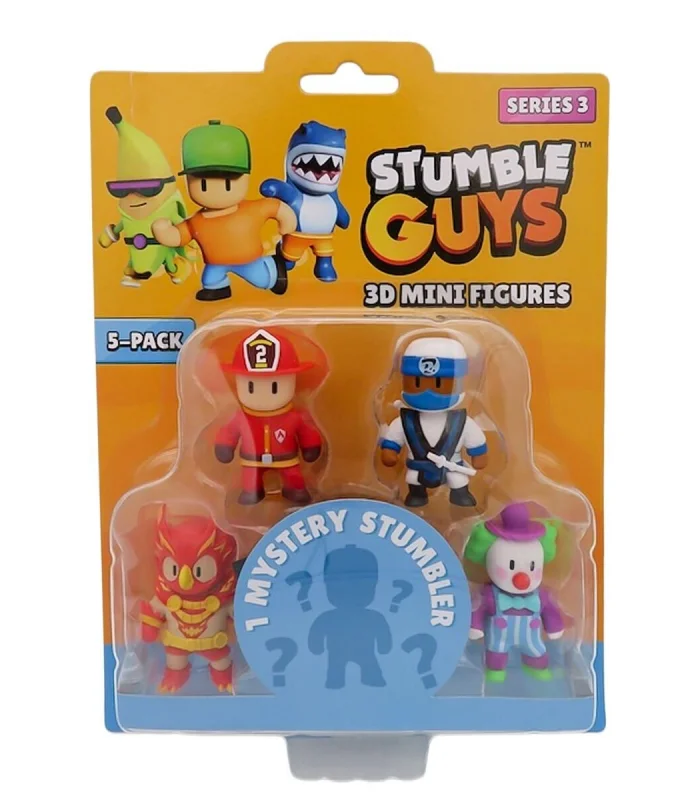 TUY22000 Stumble Guys 5li Mini Figür