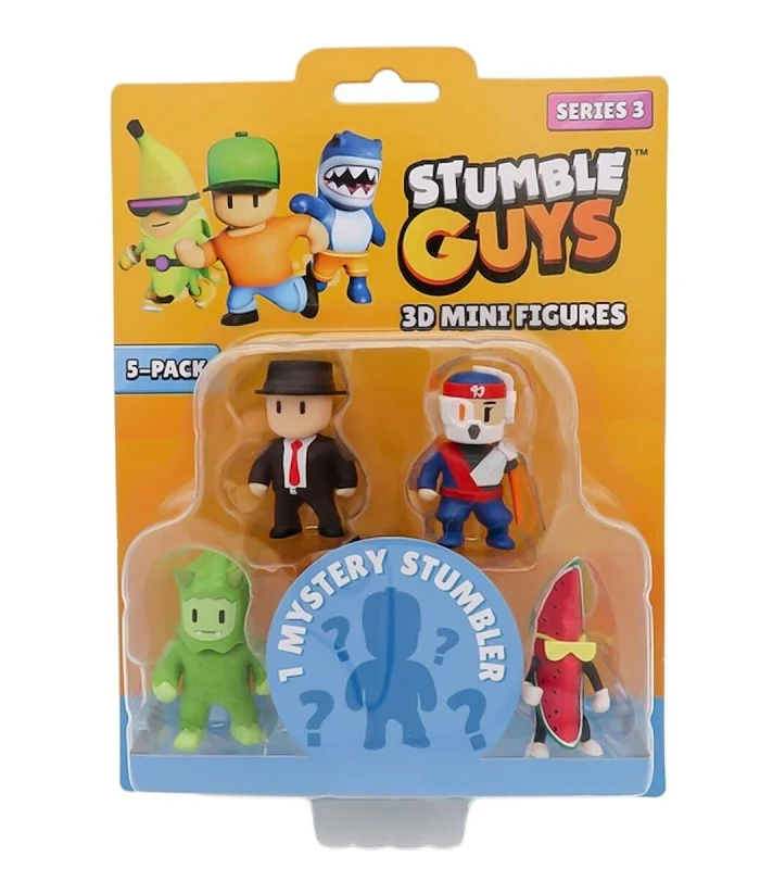 TUY22000 Stumble Guys 5li Mini Figür