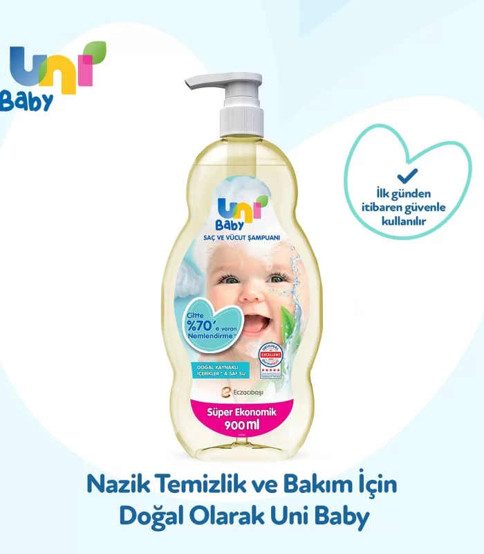 Uni Baby Bebek Şampuanı 900 Ml